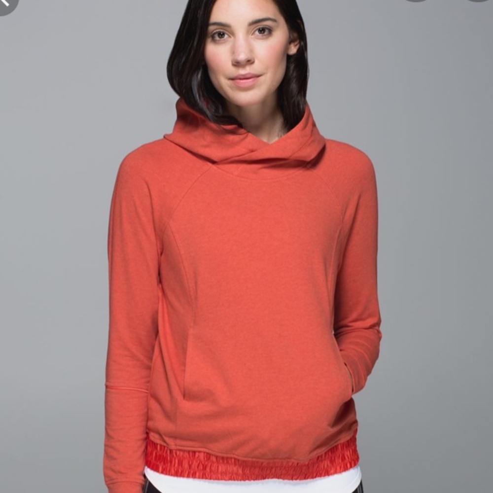 lululemon athletica Orange Hoodie